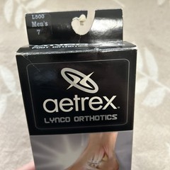 Aetrex Lynco Foot Orthotics Insoles For Mens Dress Shoes Model L500 Size 7 3/4
