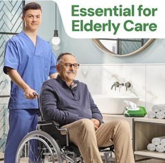 Adult Wipes Extra Large Scented – Skin-Friendly Incontinence Wet Wipes for Adult