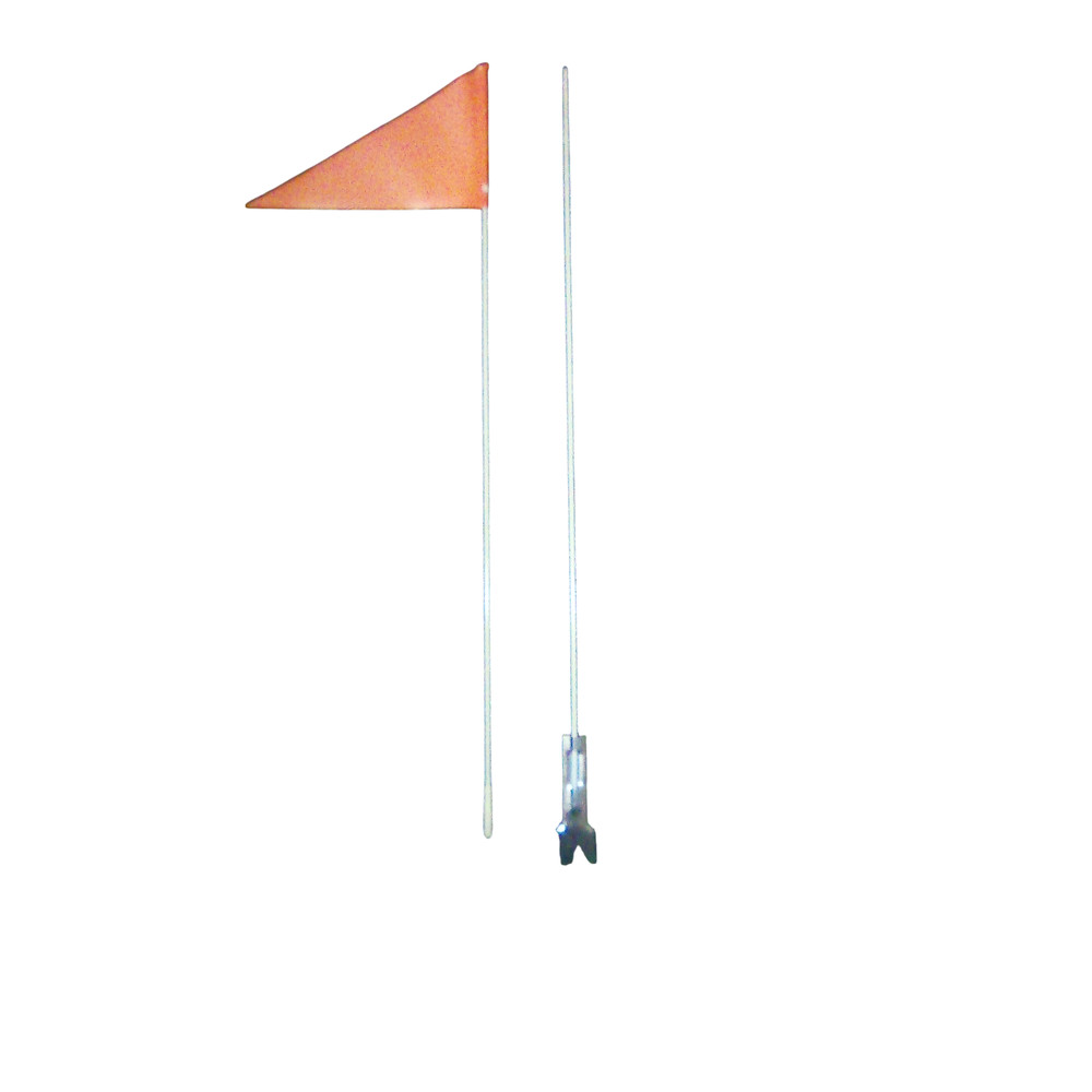 Mobility Scooter Safety Flag, Orange, 72″ high, Large, Vinyl