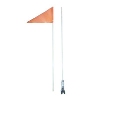Mobility Scooter Safety Flag, Orange, 72″ high, Large, Vinyl