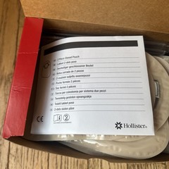 Hollister 18362 Two Piece Closed Ostomy Pouch w/ Filter 1-3/4″ – 60 Pouches 2029