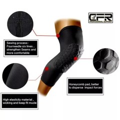 Compression Knee Support Pads Crashproof Protector Basketball Leg Sleeve Brace