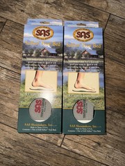 2X SAS SELFSET FOOT BED WOMENS SIZE 9 M FREETIME AERO MIST BRAND NEW 2 Pair