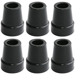 Amzlike Replacement Rubber Cane Tips 6 pcs 3/4 Inch for Canes, Walking Sticks, a