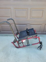 Quickie 2 Folding Wheelchair Frame & Parts 18″ x 18″ Used 18″x18″ NO Wheels Used