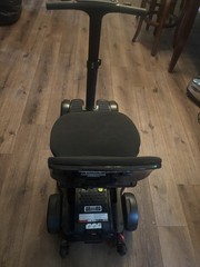 GoGo Carbon Folding Mobility Scooter + Plus Pride Super Travel Bag Bundle