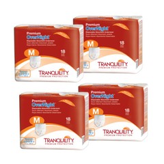 Tranquility Premium OverNight Underwear, Pull On Medium, 34“ – 48“, Case of 72