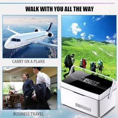 Mini Fridges Portable Insulin Cooler Case Drug Cool Box,with LCD Display