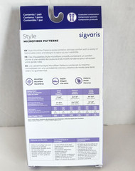 Sigvaris Style 832 Microfiber Royal Blue Argyle 20-30 mmHg Compression Socks