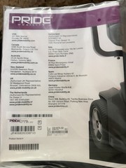 Pride mobility Go Chair MED Power Wheelchair with 4 Brand New Batteries