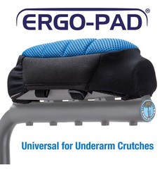 ErgoPAD- Soft Ergonomic Double-Layer Foam Padding for Underarm Crutches. Univ…