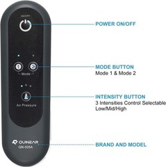 QUINEAR Air Compression Leg Massager for Circulation & Pain Relief, Adjustable