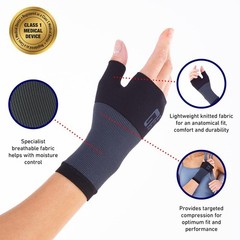 Wrist and Thumb Support for Arthritis, Joint Pain, Tendonitis, Sprain – Wrist…