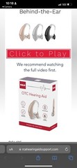 Authentic RCA OTC Hearing Aids (1 COUNT) Brand New Sealed With Charger Plus