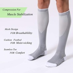 FITRELL 3 Pairs Compression Socks for Women and Men 20-30mmHg-Circulation Sup…