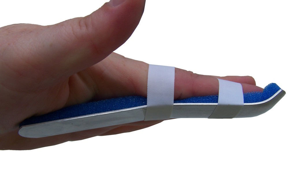 Pack of 6 Gutter Finger Splint Brace for Injured Finger