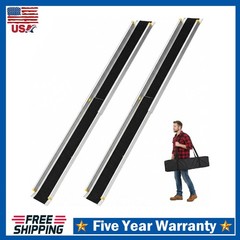 8 FT Telescoping Wheelchair Ramp for Steps, Aluminum Portable Wheelchair Ramps