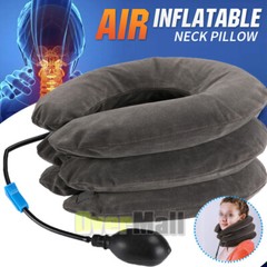 USA Cervical Neck Traction Device Inflatable & Adjustable Neck Stretcher Pillow