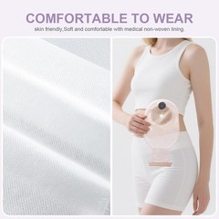 100 Pcs Colostomy Bags,20-65mm Ostomy Supplies, One-Piece Ostomy Bags for