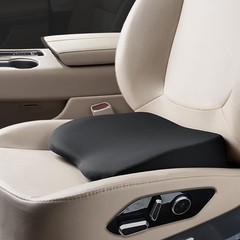 Car Seat Cushion 3.5 Inches Soft Memory Foam – 2 in 1 Wedge Lumbar Support