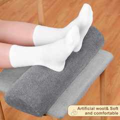 New Knee Pillow for Back Sleeping Memory Foam Half Moon Bolster Pillow for Legs