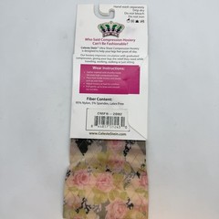Celeste Stein Therapeutic Compressions Knee Length Women’s Socks Size 5-11 Roses