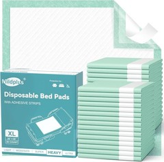 Thicker 30 Count Adhesive Bed Pads 30“X36“ – Soft & Breathable Luxury Design