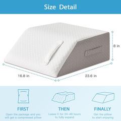 Leg Pillow Elevation Blood Circulation, Leg Wedge for Elevation for Swelling, Le