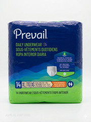 Prevail Daily Underwear XL 14 Ct Extra Absorbency Adult Diapers 58-68 in Unisex