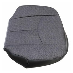 #69C Dark Gray Cloth Driver Side Bottom Replacement Seat Covers Compatible
