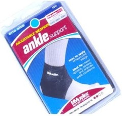 MLR Ankle Support Neoprene Blend, Black, One Size