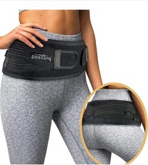 Vriksasana Sacroiliac Hip Belt for Women plus Hip Size 32” – 45” Black