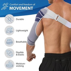 1pcs Shoulder Brace for Men Women Pain Relief Torn Rotator Cuff Injuries Support