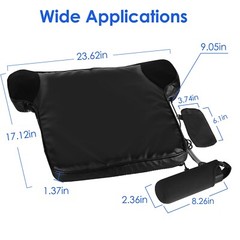 Automatic Water Cooling Seat Soft Comfortable Cushion Adjustable 3 Speeds Fan US