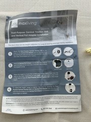 maxliving Dual-Purpose Cervical Traction Unit with Vertical Pull Adapter