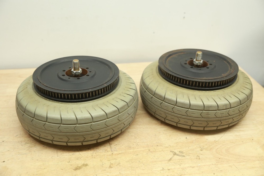 PAIR Belt Drive Wheels Tires for 21st Century Off-Road Power Chairs Bounder Plus