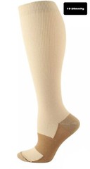 (4 Pairs) (S-4XL) Compression Socks Stockings Graduated Support Men’s Women’s