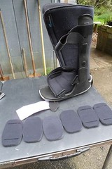 Ovation Medical Standard Walker Fracture Boot LARGE Grey Sole