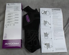 Procare Stabilizing Ankle Lacing Support, Medium, Black, Right or Left #79-81355
