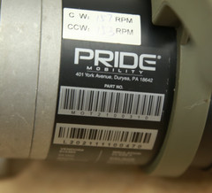 TESTED Motors for Pride Jazzy EVO 613 / Li Power Chair MOT2100312 MOT2100310