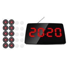 Wireless Calling System Caregiver Pager With 10 Nurse Alert Call Buttons 1