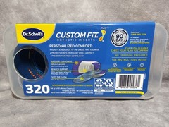 Dr Scholls Custom Fit Orthotics CF 320 3/4 Length Inserts All Day Pain Relief