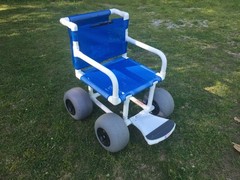 Beach Wheelchair – 12″ Balloon Tires