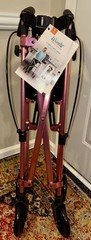 Stander Wonder Rollator Walker. Lightweight, Folding, Compact, Regal Rose NEW