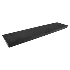 Anti-slip Solid Rubber Threshold Ramp Step Threshold Ramp Pad 9.8 x 35.4 x 1.8“