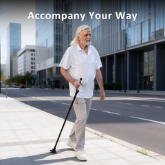 REHAND Adjustable Walking Cane for Seniors Adults – Ergonomic Anti-Slip Grip