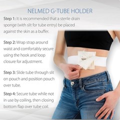 Secure and Discreet Feeding Tube Holder with Adjustable Design – 45-60 in Waist