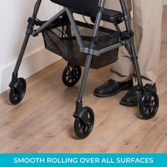 NEW Replacement Wheels Walker Rollator 6 In. (Set of 2) for Stander Able Life
