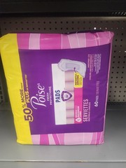 Poise Ultimate Incontinence Pads for Women – Long, 48 Count