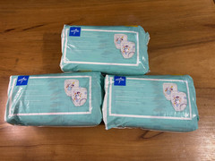 Medline disposable Training Pants Size 2T-3T 51 Count 38+ Lbs NEW Pull Up
